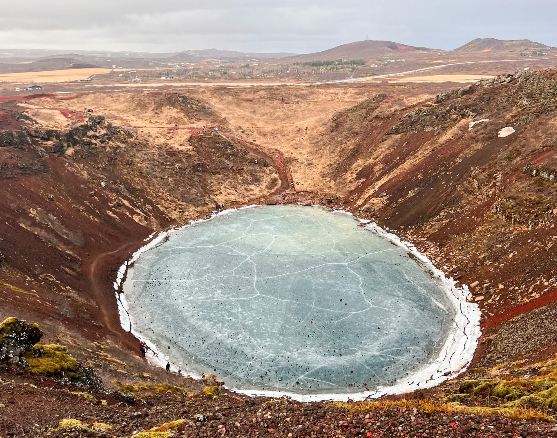 Cráter lago Kerid